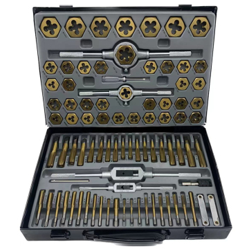 86-Pieces SAE & Metric Tap and Die Tool Set for Threading