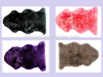 2015 top quality long hair faux fur rug