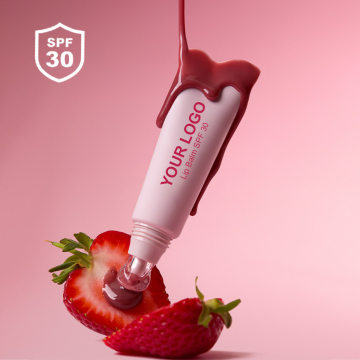 ลิปบาล์มปรุงแต่งที่กำหนดเองพร้อมโลโก้ครีมกันแดดและ SPF 30