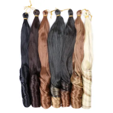 Hot sell customized spiral curl Hair Products Pony Style Ocean wave Loose wave Hair Extensions Wavy braiding hair