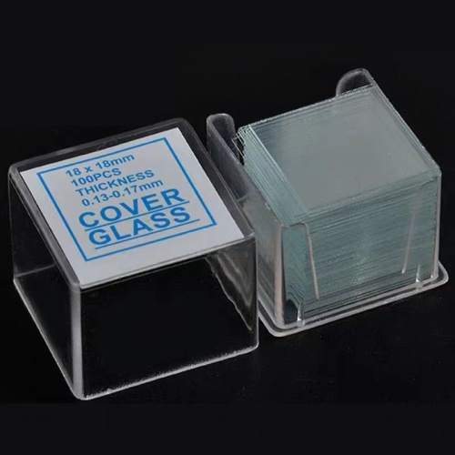 Microscope Cover Glass 7201 for Laboratory-18x18mm-100pcs