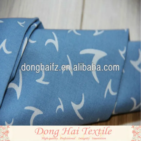 birds digital printing in cotton fabric stock lot