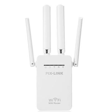 Direct Manufacturer Sales: WR09 Network Mini WiFi Router with Four Antenna Signal Amplifier