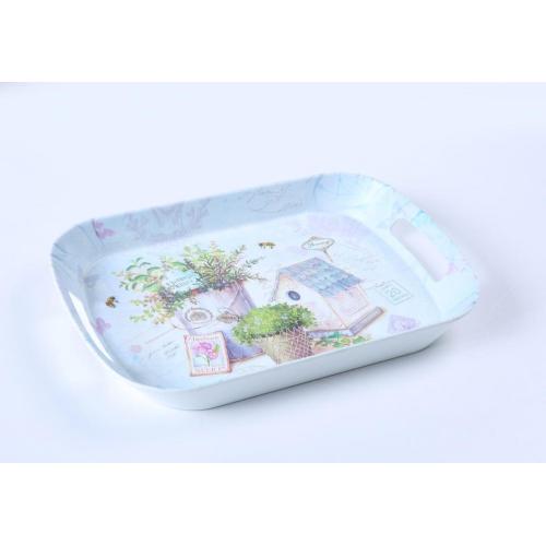 New design deep serving melamine tray