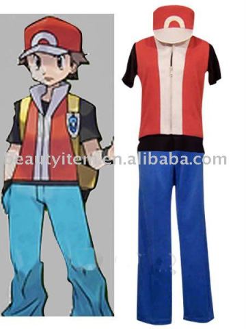 Pokemon Ash Ketchum Cosplay Costume
