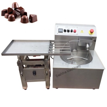 Mini -Schokoladen -Temperaturmaschine für kleine Formen und Enrobing