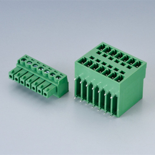 Terminal Block Connector Right Angle Female Male Right Angle 3.81mm Pitch Terminal Block Manufactory