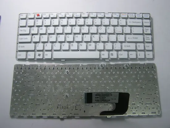 New Original Sony Vgn-nw 148738521 Laptop Keyboard White