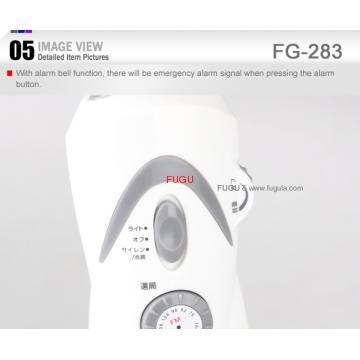 solar charger, solar radio, flash light, sound alarm for emergent use