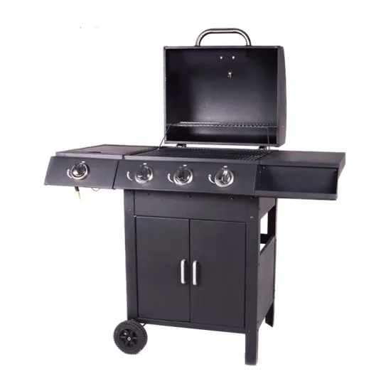 Smokeless Enameled Gas Barbecue Grill for Household Outdoor Use with Natural Gas