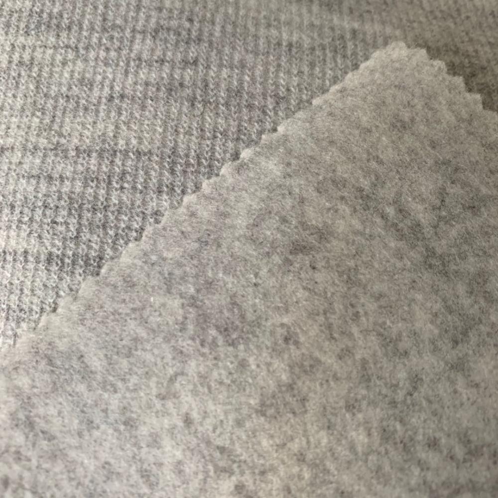 Burshed Knit Fabric Cationic Look