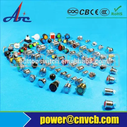 RED double break fast plastic push button switch electric pushbutton switch Momentary push button switch