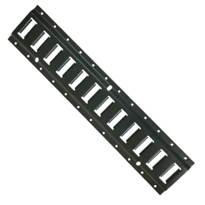 Stainless Steel Black Rail E Track
