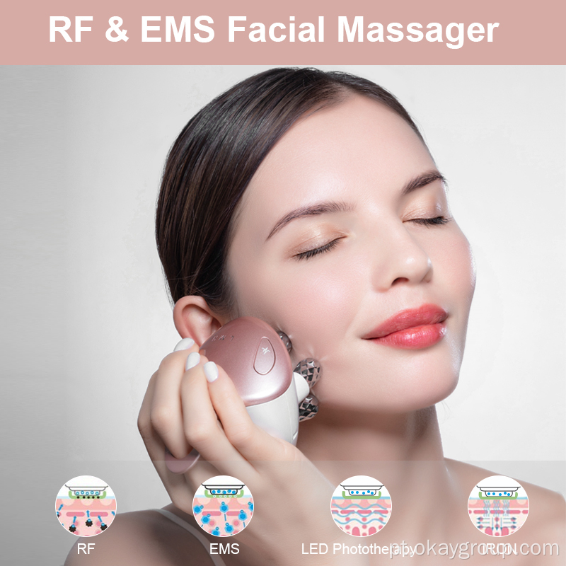 Dispositivo de beleza para massagem facial profissional Ems