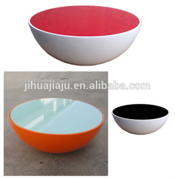 round fiberglass table/fiberglass coffee table/glass coffee tables
