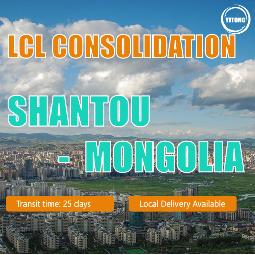 Frete lcl de shantou a ulaanbaatar