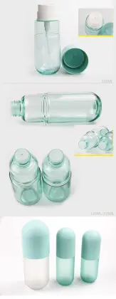 Pet bottle spray lotion makeup remover cosmetics bottles