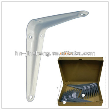 Powder coating metal shelf bracket