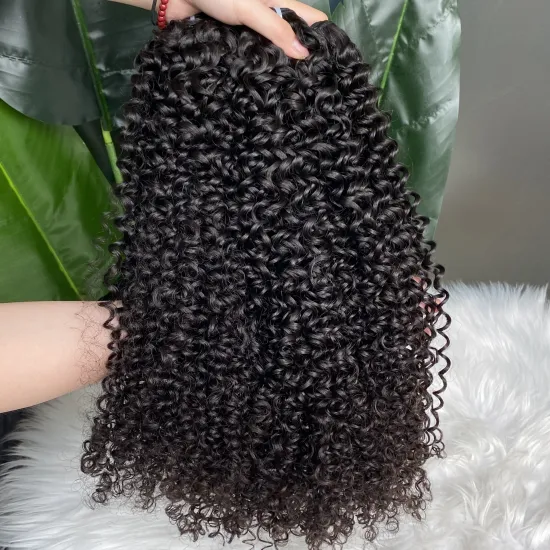 Top Quality 100% Raw Human Hair Wholesale: Jerry Curly Deep Wave Thick Bundles