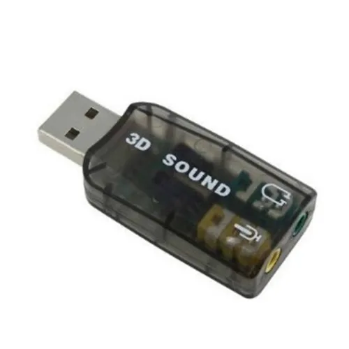 Caa External 5.1 Usb 3d Audio Sound Card Adapter For Pc Deaktop Create