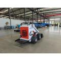 Mini 380kg Wheel Skid Steer Loader for Construction Applications