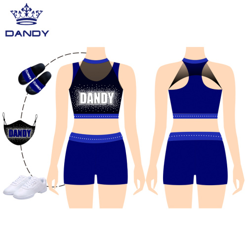 Damen Langarm Cheerleading Kleid Röcke