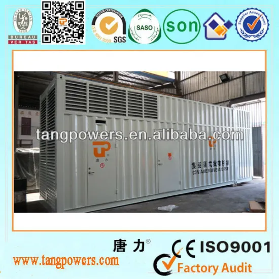 Tangpower Silent Diesel Generator 1mw Containerized Genset
