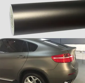 matte metallic charcoal wrap vinyl