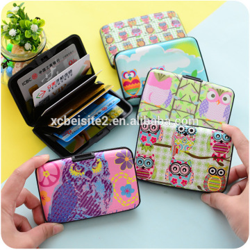 Q073 Cute cartoon fashion plastic business card holder