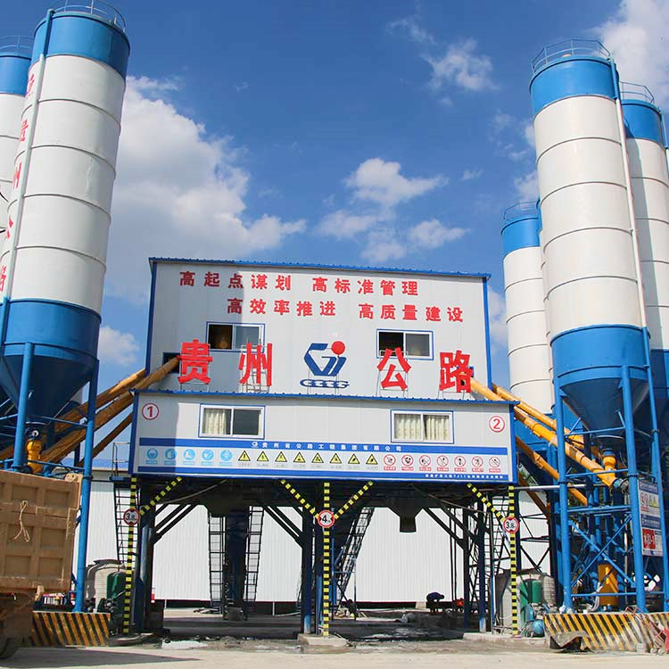 Electric 90m3/h ready mixed concrete batching plant