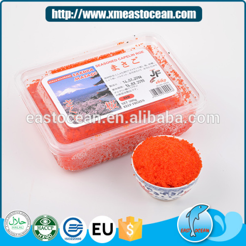 Best red seasoned capelin roe healthy sushi top frozen masago