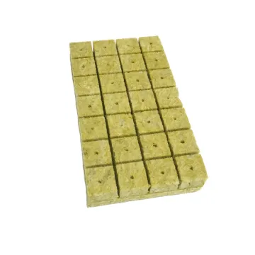 25x25x25mm Stonewool Hydroponic Grow Media: Plant Cubes, Soilless Substrate, and Rock Wool Seedling Blocks for Seedlings