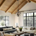 Dimmable Black Brown Bowl Pendant Light Fixtures