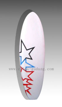 All star fiberglass egg surfboard