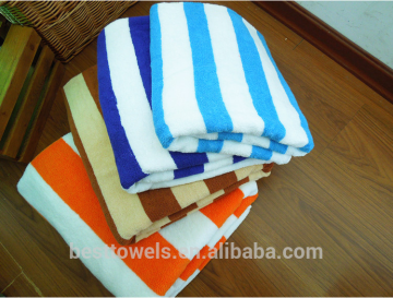 China supplier striated cotton terry bath towel