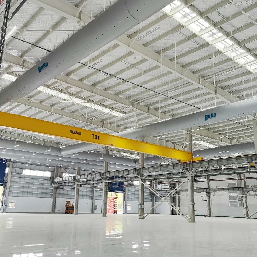 Fabric Duct for Easy Cleaning