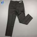 pantalon gris mince des hommes décontractés doux