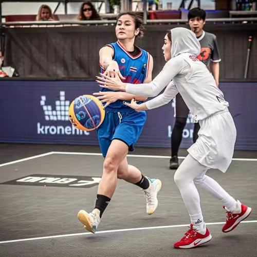 FIBA 3X3 Lantai Sukan Bola Keranjang Rasmi dengan FIBA ​​dan FIBA ​​3x3 meluluskan