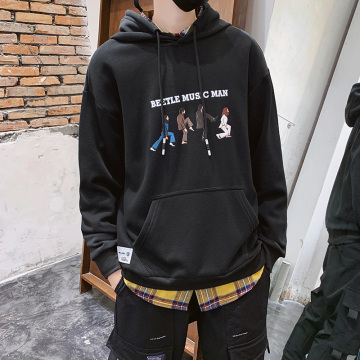 Sweatshirt katun polyester pria