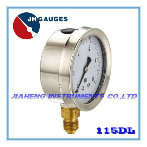 Liquid Filled Pressure Gauge Hydraulic Pressure Gauge Comparator, High