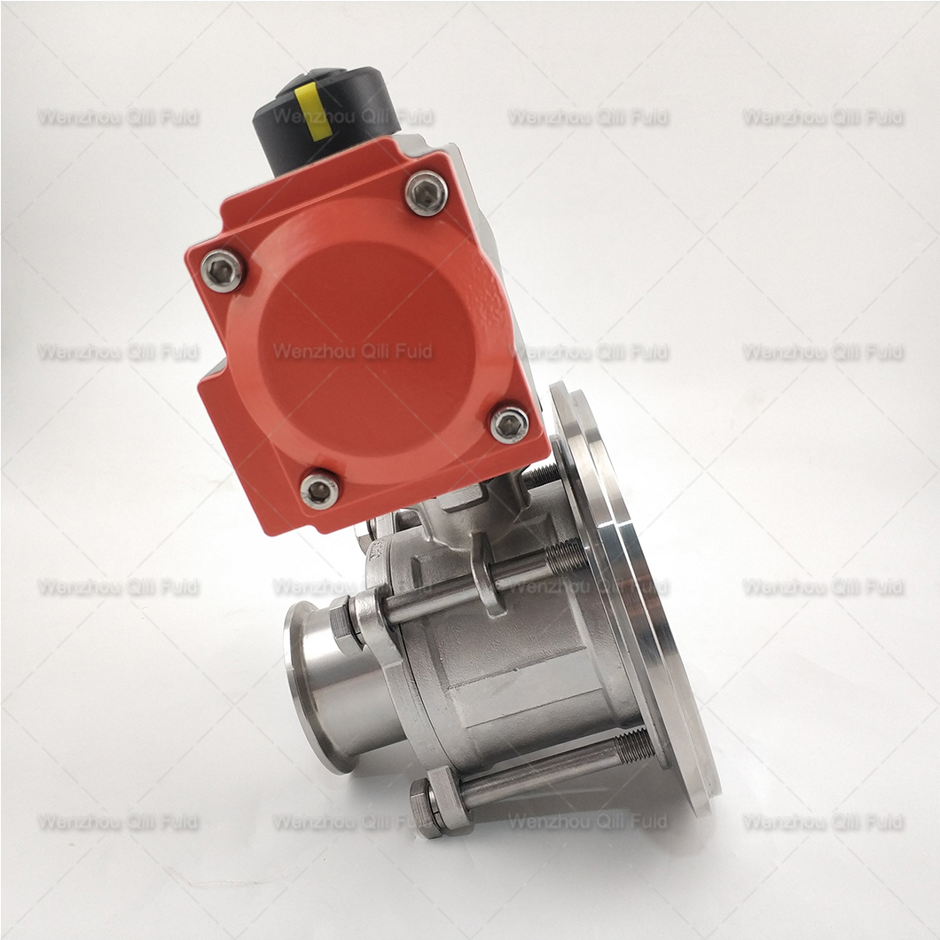 Pneumatic tank bottom ball valve (16)