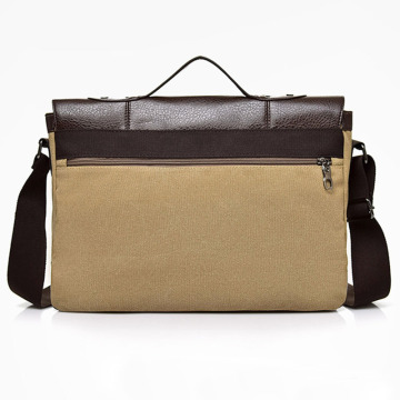 Canvas Briefcase Messenger Bag For Men