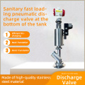 Supapă de descărcare pneumatică sanitară de fund rezervor