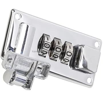 Latest Design: Resettable Keyless Metal Chrome Mailbox with 3-Digital Combination Cam Lock and Password Feature: Briefcase Lock