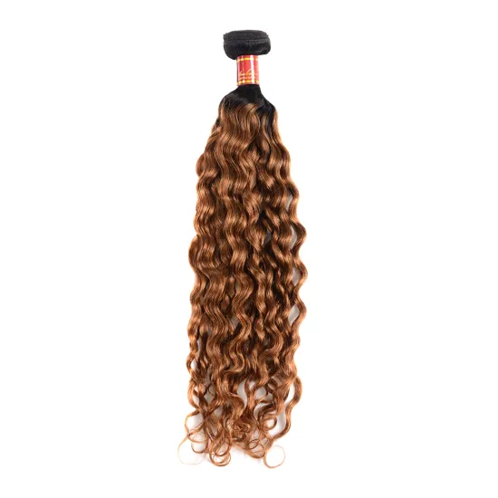 Huashuo Highest Discounts 1b 30 Unprocessed Mink Virgin Brazilian Raw Cuticle Aligned Water Wave Curly Hair