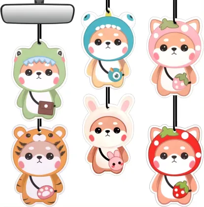 Custom Logo Luxury Car Air Freshener - All Scents Refresh Paper Air Fragrance