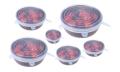 Berwarna-warni silikon regangan tudung mangkuk penutup tudung silikon menyimpan perlindungan segar