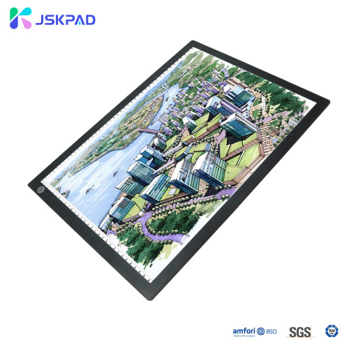 Tablero de tableta de dibujo acrílico de brillo de 3 niveles JSKPAD