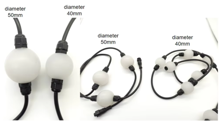 40mm led rgb ball 40mm led rgb ball