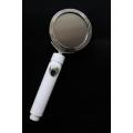 New style ABS chromed water saving shower head rainfall bathroom handheld with stop button